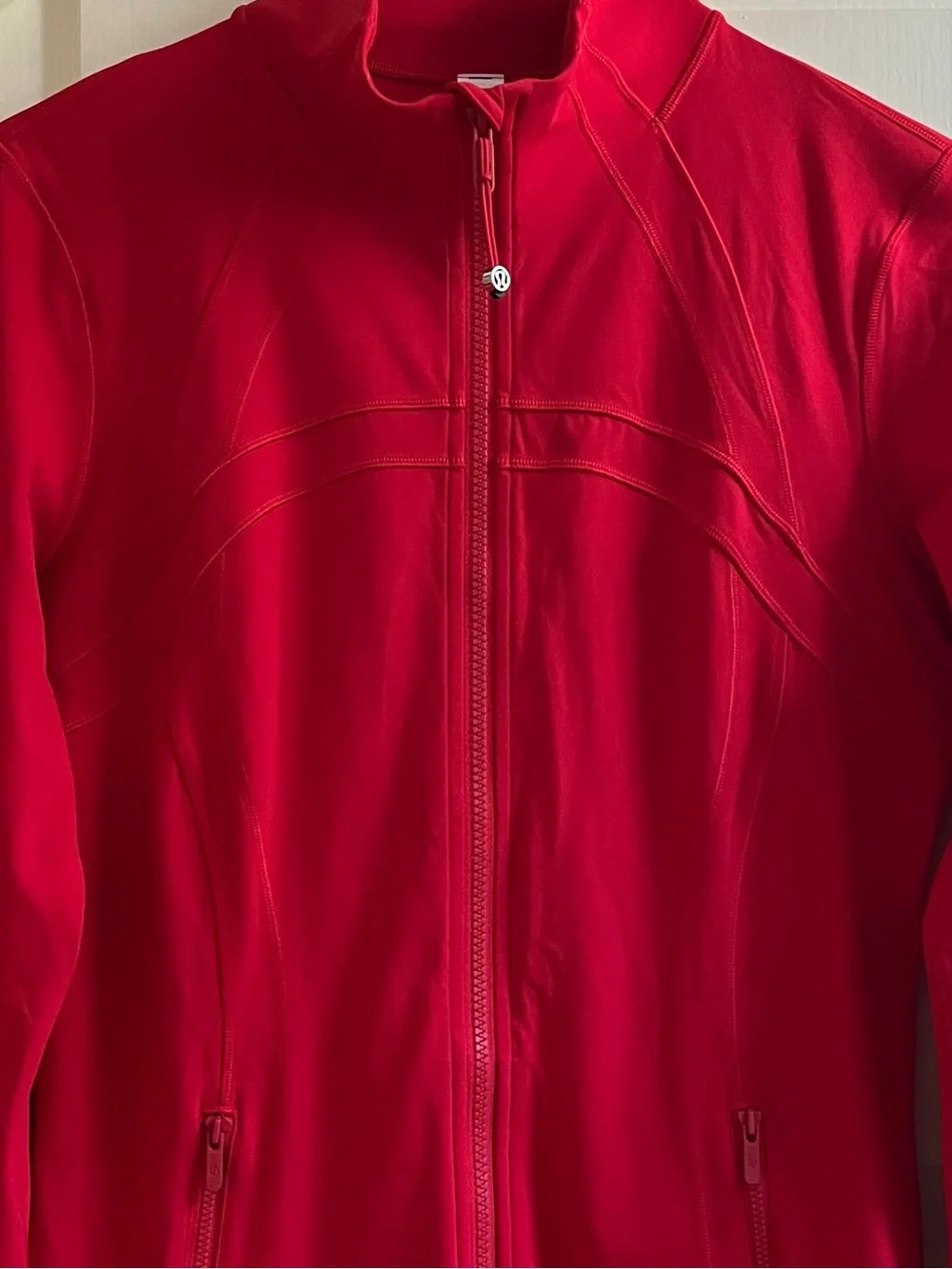 LN!🍒LULULEMON sz 12 DEFINE Jacket OXFORD RED Dark True *NULU ~ VVHTF COLOR/SIZE!